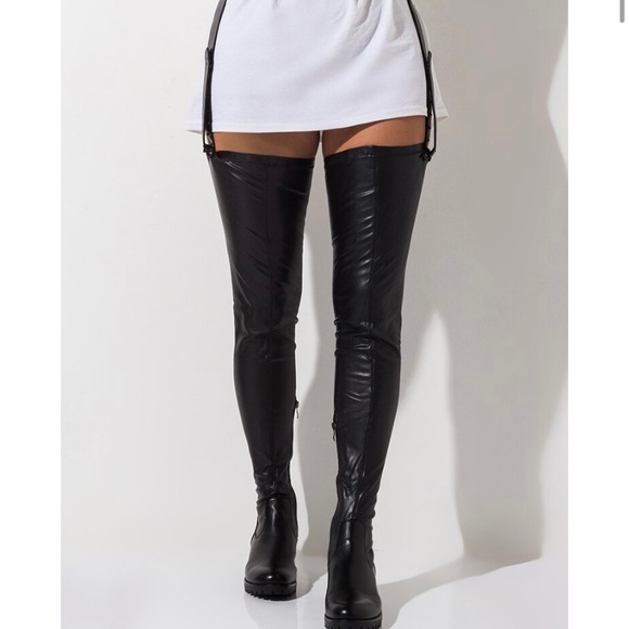 Azalea Wang Surgical Thigh High Boots - Picture 4 of 6